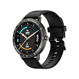 DCLINA Smartwatches Smart Watch Men Ladies 1.28 Inch IPS Music Playing Smart Watch for iOS Android Electronics & Photo/Mobile Phones & Communicatio (Color : Black Silica Gel)