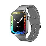 Smart Watch Gift for Men Women, 1.95' Full Touch Screen Smartwatch with Text and Call for Android iOS Phones, Fitness Tracker Watches with Sports Modes,Pedometer,Calories,Heart Rate,Sleep,Blood Oxygen