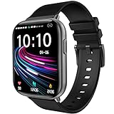 Smart Watch, Smart Watches for Men Women Full Touch Screen Fitness Tracker, Smartwatch for Men Women Heart Rate Monitor, Step Counter, Waterproof Fitness Watch Compatible iPhone Samsung