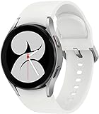 SAMSUNG Galaxy Watch 4 40mm Smartwatch with ECG Monitor Tracker for Health, Fitness, Running, Sleep Cycles, GPS Fall Detection, Bluetooth, US Version, SM-R860NZSAXAA, Silver