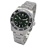 Aquacy 1769 Limited Edition Diver Watch - 300M Waterproof Green Dive Watches for Men - Mens Pro Automatic Diving Wrist Watch with Stainless Steel Bracelet - Self-Winding (Swiss ETA 2824-2) Timepiece