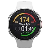 POLAR VANTAGE V – Premium GPS Multisport Watch for Multisport & Triathlon Training (Heart Rate Monitor, Running Power, Waterproof), Standard Edition, White
