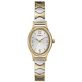 Timex Women's T26301 Kendall Circle Two-Tone Stainless Steel Expansion Band Watch