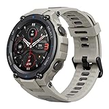 Amazfit T-Rex Pro Smart Watch for Men Rugged Outdoor GPS Fitness Watch, 15 Military Standard Certified, 100+ Sports Modes, 10 ATM Water-Resistant, 18 Day Battery Life, Blood Oxygen Monitor, Gray