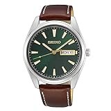 Mens Essential Stainless Steel Green DIAL