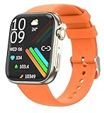 Muzaria Fitness Watch, 1.91' Always-On Display Smart Watch with Call Answering/Dialing, Heart Rate, Blood Oxygen, and Sleep Monitoring, Water Resistant, Compatible with Android iOS Phones