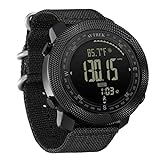 AVTREK Mens Outdoor Sport Tactical Survival Watches Hiking Digital Wrist Watch Smart Swimming Military Army Altimeter Barometer Compass Watches