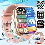 Smart Watch for Men Women, 1.88' Smartwatch with Blood Pressure Heart Rate Monitor Body Temperature IP67 Waterproof Bluetooth Watch (Make/Answer Call), Touch Screen Smart Watch for Android iOS Phones