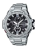 Casio Men's G-Steel by G-Shock Quartz Solar Bluetooth Connected Watch with Stainless-Steel Strap, Silver, (Model: GST-B100D-1ACR)