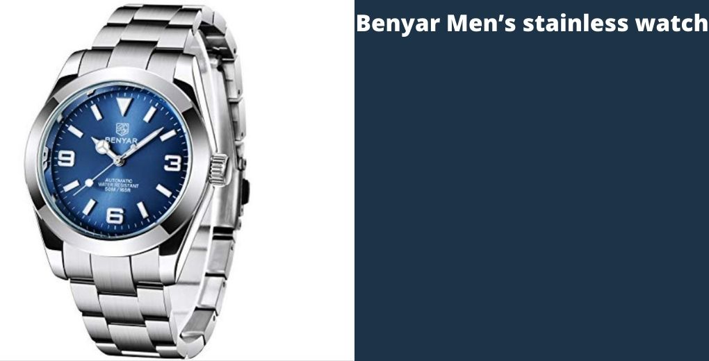 Benyar self-winding movement Men’s stainless watch