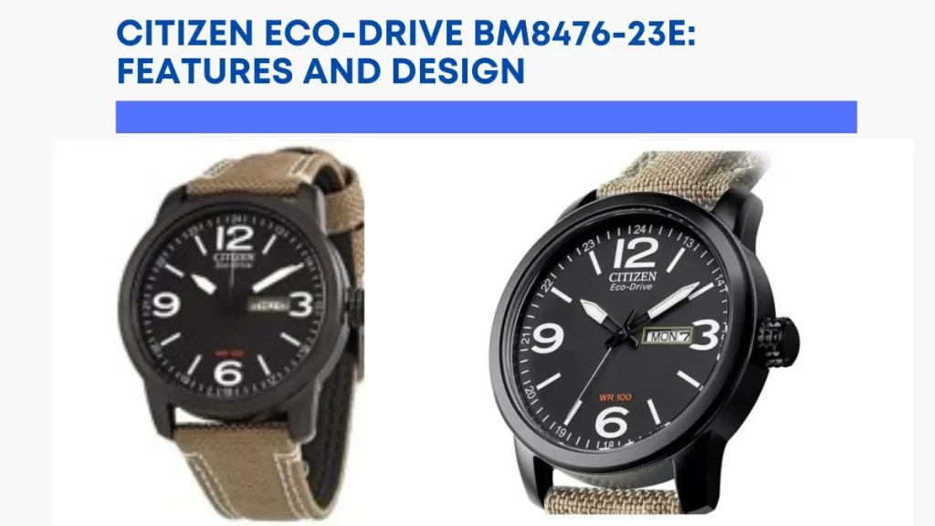 Citizen Eco-Drive BM8476-23E: Features and design