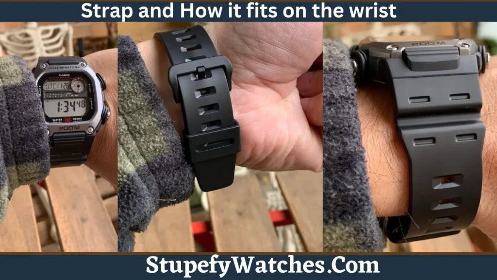 Casio DW-291H: Strap and how it fits on the wrist